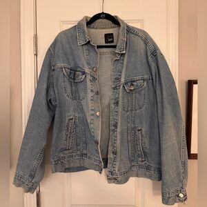 Lee Rivited 90s Denim Jacket / Jean Jacket